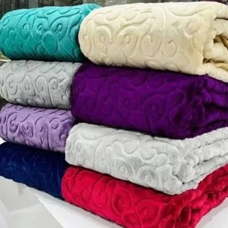 پتو گلبافت مدل گلبرجسته یکنفره سایز 220×160 سانتی متر