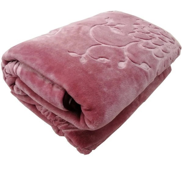 پتو گلبافت مدل گلبرجسته یکنفره سایز 220×160 سانتی متر