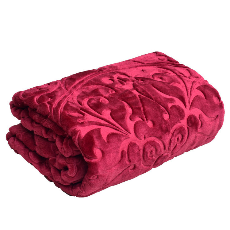 پتو گلبافت مدل گلبرجسته یکنفره سایز 220×160 سانتی متر