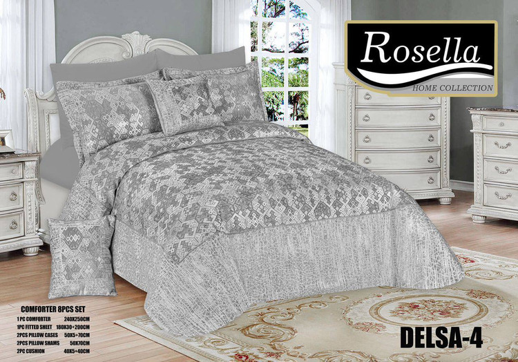 سرویس روتختی Rosella مدل Delsa دونفره 8 تکه