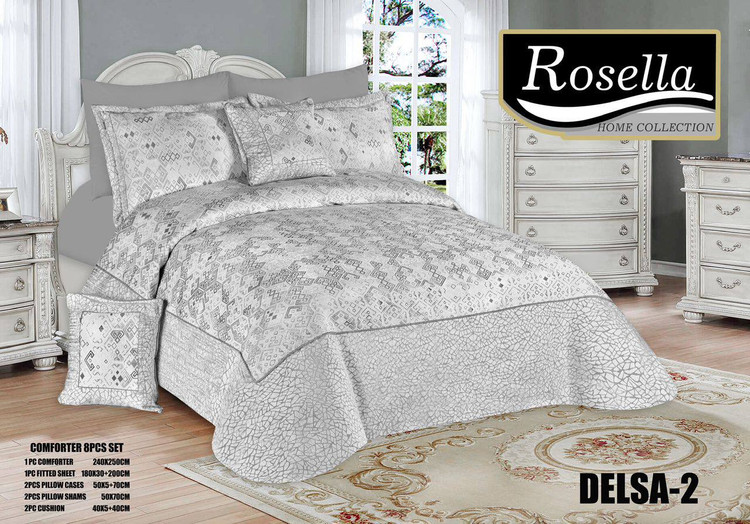 سرویس روتختی Rosella مدل Delsa دونفره 8 تکه