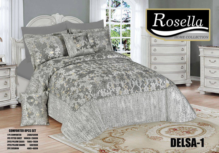 سرویس روتختی Rosella مدل Delsa دونفره 8 تکه