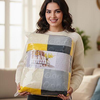 پتو مسافرتی چهار فصل دو نفره ماندانا سایز 220×200