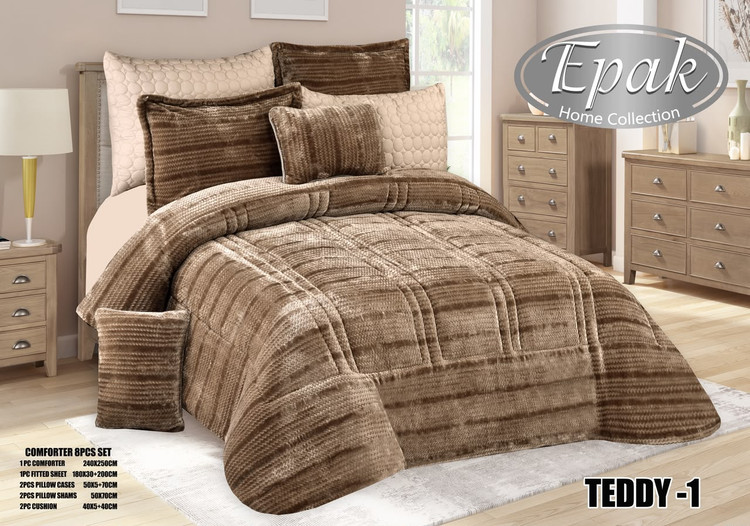 سرویس خواب ایپک مدلTEDDY دو نفره ۸ تکه