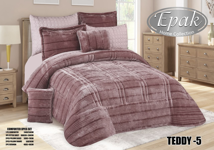 سرویس خواب ایپک مدلTEDDY دو نفره ۸ تکه